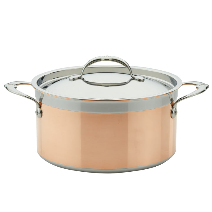 Induction Copper Stock Pot, 6-Quart - Hestan Culinary