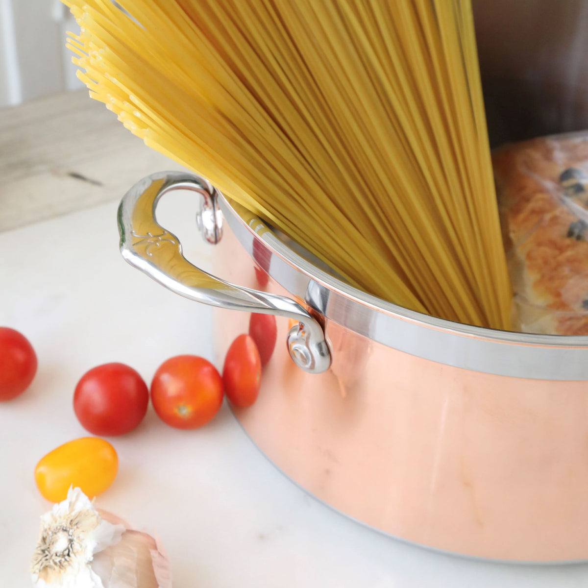 Induction Copper Stock Pot, 6-Quart - Hestan Culinary