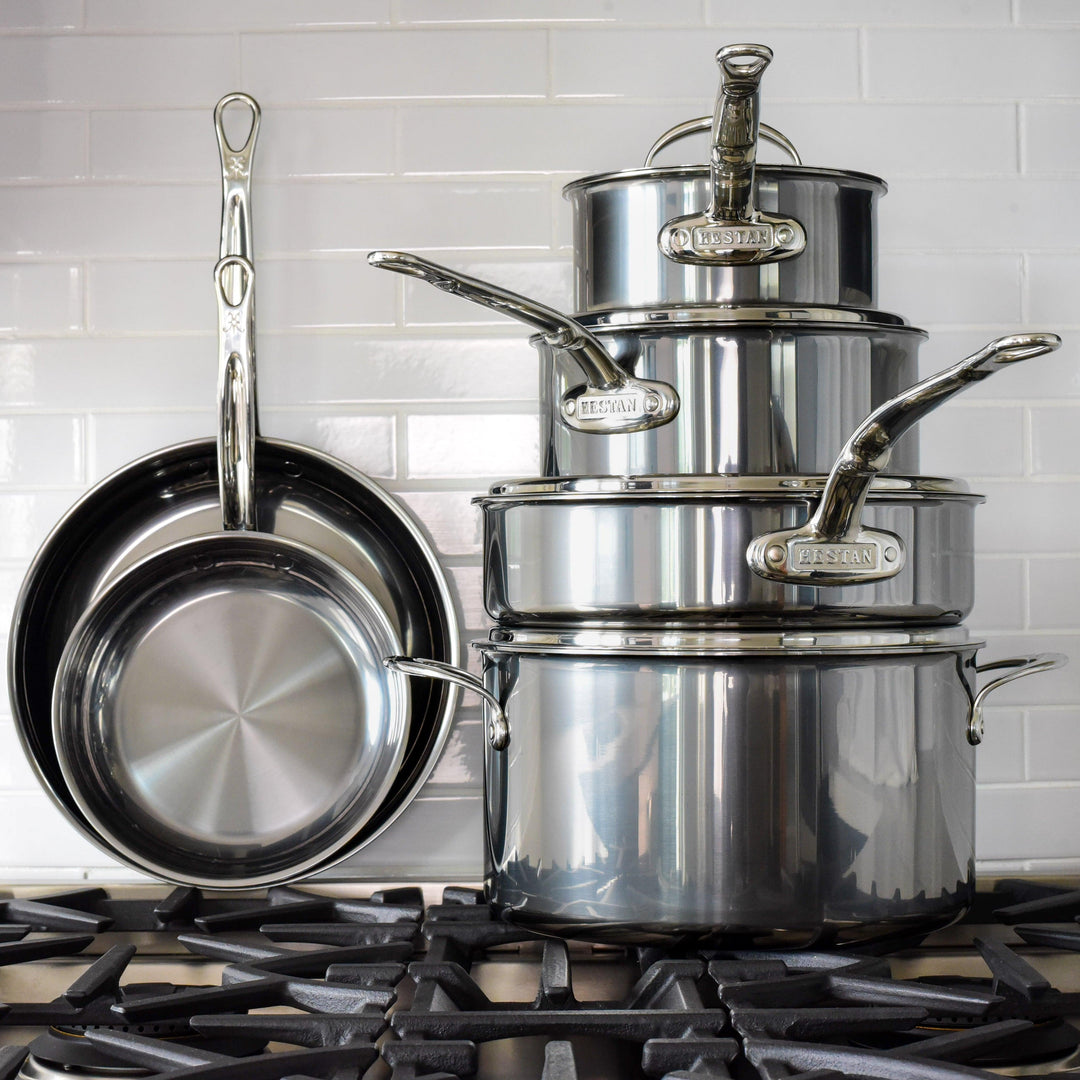 10-Piece Titanium Ultimate Cookware Set - Hestan Culinary