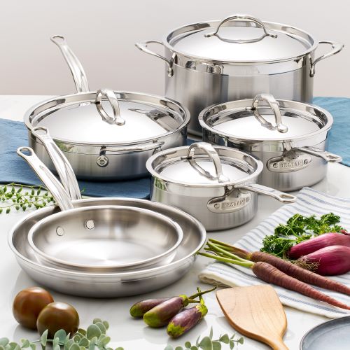 Professional Clad Stainless Steel Ultimate Set, 10-piece - Hestan Culinary