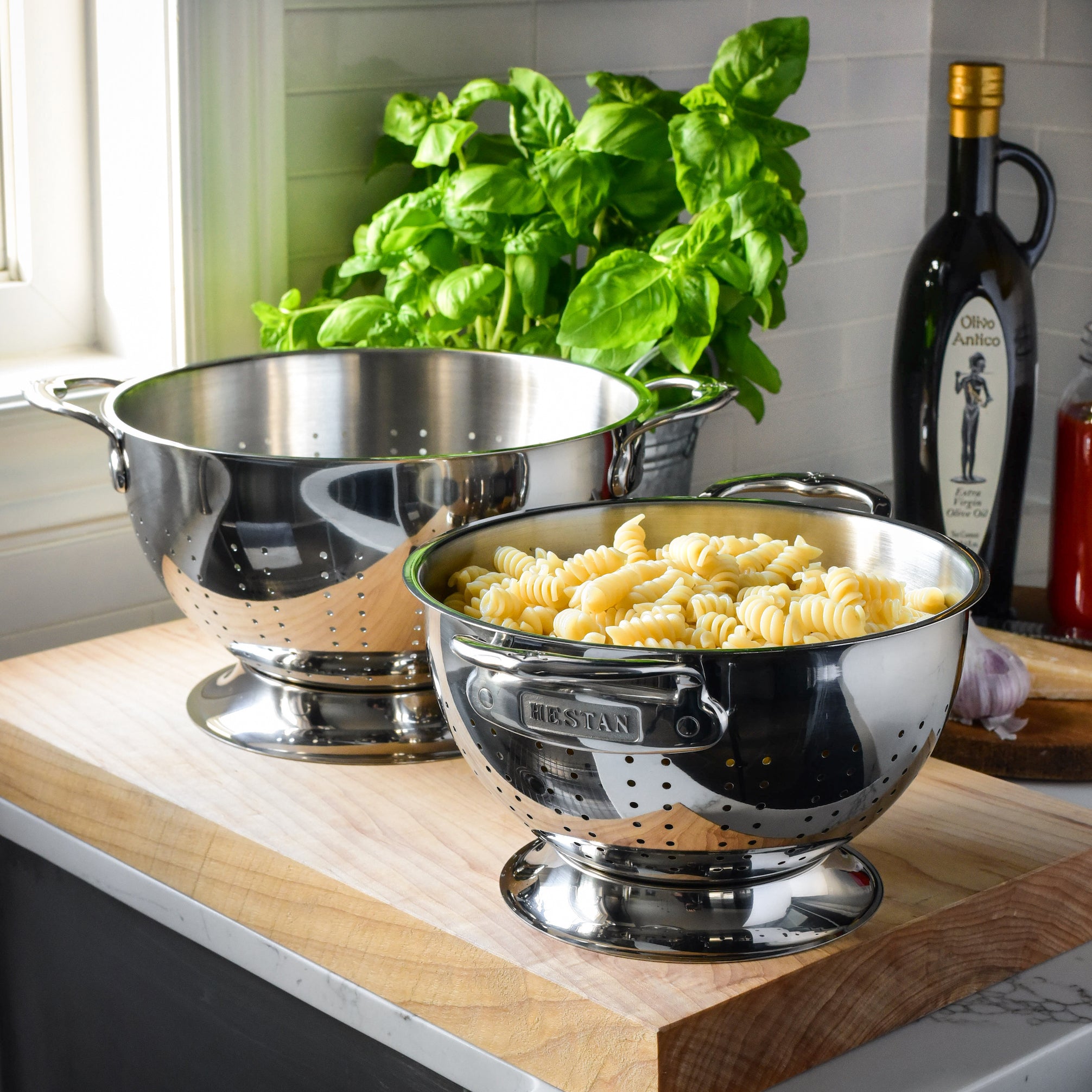 Stainless Steel Colander Set, 2-Piece – Hestan Culinary