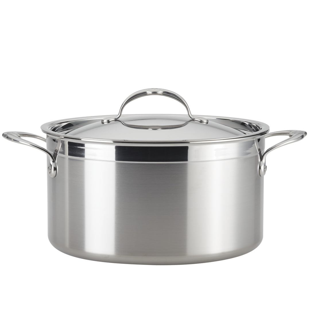 Professional Clad Stainless Steel Stockpot, 8-Quart - Hestan Culinary