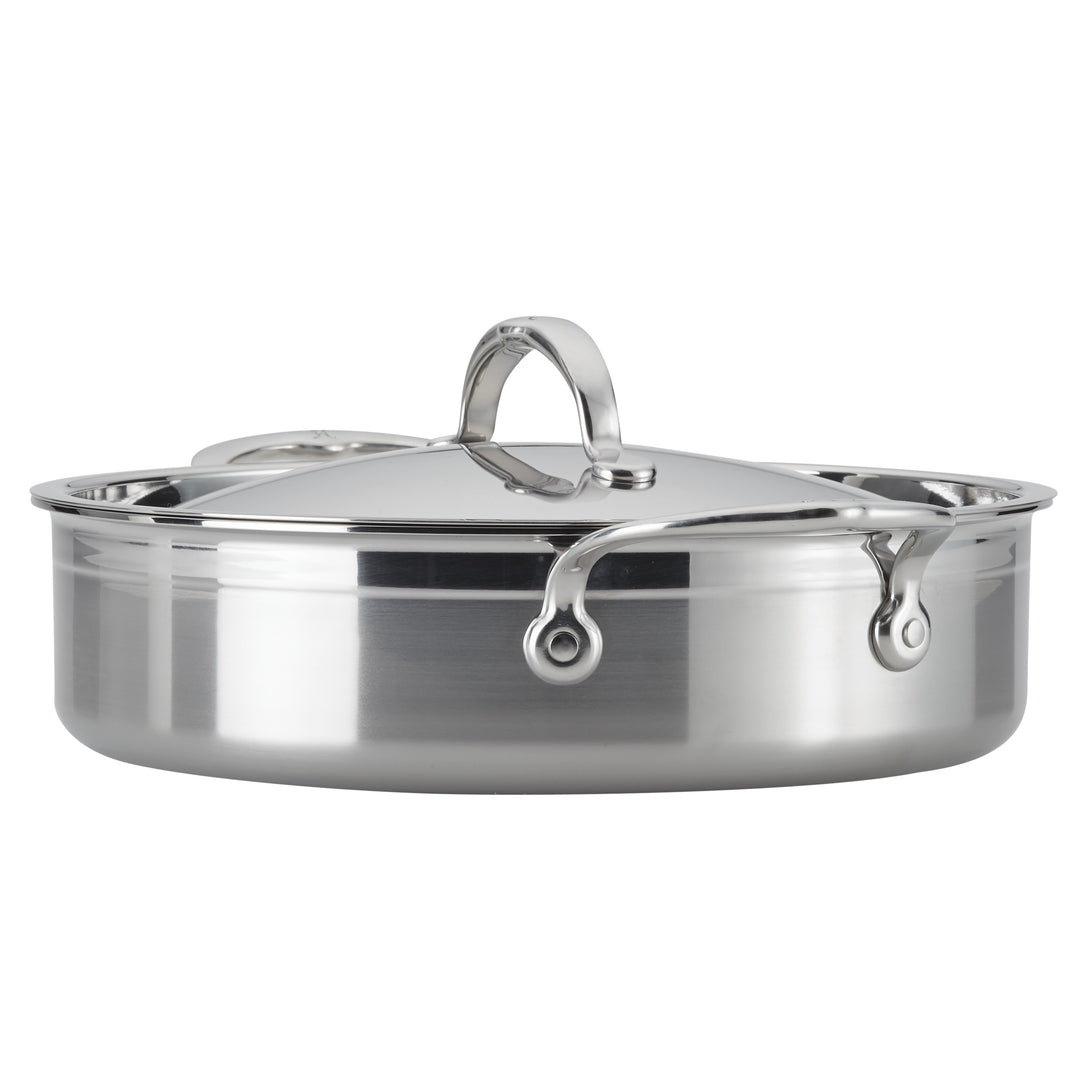 Professional Clad Stainless Steel Sauteuse, 3.5-Quart - Hestan Culinary