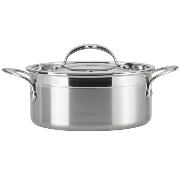 Professional Clad Stainless Steel Soup Pot, 3-Quart