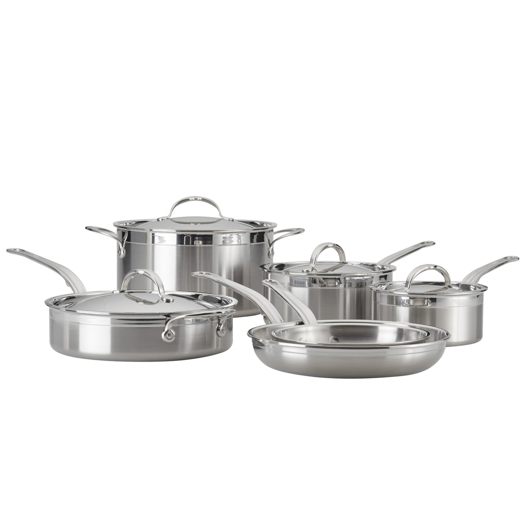Professional Clad Stainless Steel Ultimate Set, 10-piece - Hestan Culinary