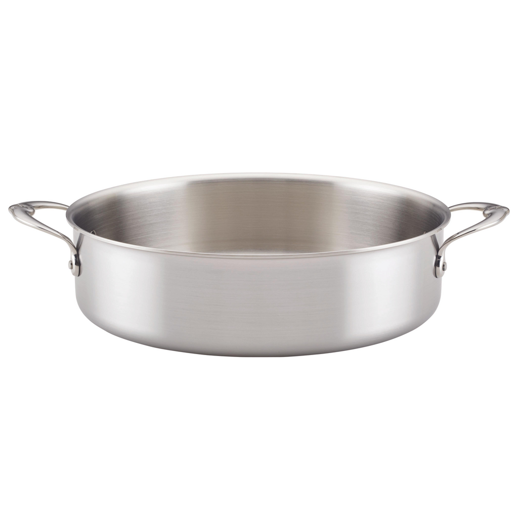 Made In Cookware - 6 Quart Stainless Steel Rondeau Pot w/Lid - 5 Ply  Stainless Clad - Professional Cookware - Made in Italy - Induction  Compatible