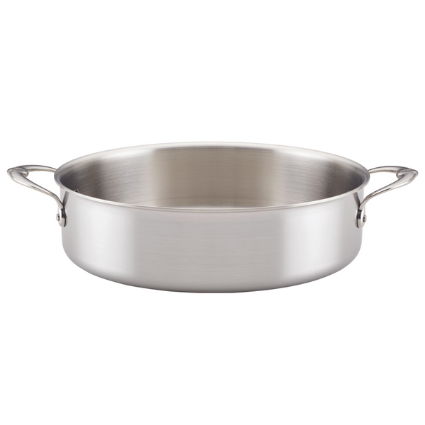  Made In Cookware - 6 Quart Stainless Steel Rondeau Pot w/Lid -  5 Ply Stainless Clad - Professional Cookware - Made in Italy - Induction  Compatible: Home & Kitchen